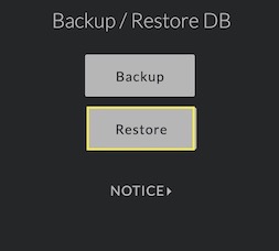 backup
